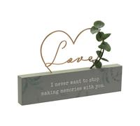 Love Story 'Memories' Mantel Plaque