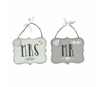 Love Story Plaques ~ Mr / Mrs - Mr