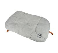 Love Story Polyester Reversible Bow Cushion 107 x 62 x 5 cm Light Grey