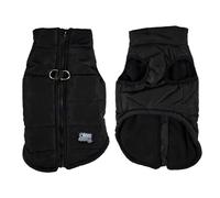 Love Story, Quilted Down Jacket Fleece Lined Zip Size L/45 cm Black