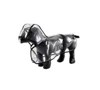Love Story, Transparent Raincoat with Hood Xl/50cm Black