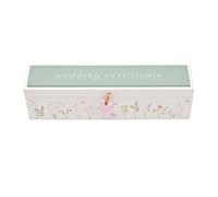 Love story Wildflower Certificate Holder in White Love story White
