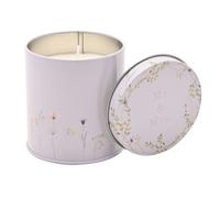 Love story Wildflower Tin Candle - Mr & Mrs Happily Ever After in White Love story White