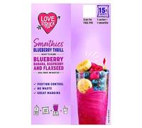 Love Struck Smoothies Blueberry Banana, Raspberry and Flaxseed 15 x 140g | Case of 1