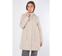 Love Sunshine Hooded Drawstring Parka In Beige Beige 12