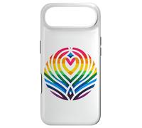 Love Takes Flight Rainbow Pride Heart Wings Graphic G. A .Y Case for iPhone Air