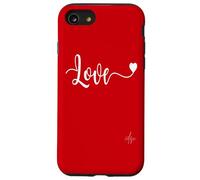 LOVE Text Written on It | Authentic Italian dolceSenso Brand Case for iPhone SE (2020) / 7/8