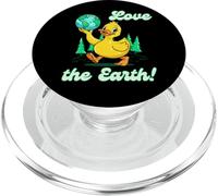 Love the Earth Cruise Duck Earth Day 2026 Globe Eco Friendly PopSockets PopGrip for MagSafe