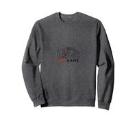Love The Game: Sports Passion Multi-Sport Sweatshirt, Adult Unisex, Dark Heather Grey, XXL
