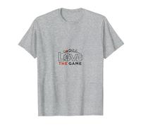 Love The Game: Sports Passion Multi-Sport T-Shirt, Men, Heather Grey, 4XL