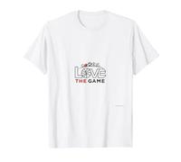 Love The Game: Sports Passion Multi-Sport T-Shirt, Men, White, XXL