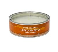 Love the Lakes Lakeland Spice Fragranced Candle Tin - 3 Sizes with Cinnamon & Orange Scent (Large Triple Wick)