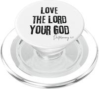 Love the Lord your God Deuteronomy 6:5 Bible Faith PopSockets PopGrip for MagSafe