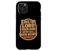 Love The Lord Your God With All Your Heart Christian Bible Case for iPhone 11 Pro