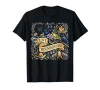 Love The Misunderstood Bat Raven Cat Snake Spider Moth Frog T-Shirt