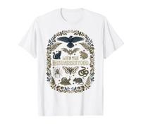 Love The Misunderstood Gothic Raven Bat Cat Toad Moth Snake Value Graphic T-Shirt, Men, White, XL