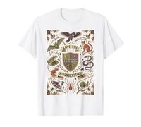Love The Misunderstood Raven Bat Cat Frog Snake Mouse Moth Value Graphic T-Shirt, Men, White, M
