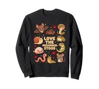 Love The Misunderstood Reptile Bat Toad Animal Lover Sweatshirt