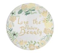 Love The Nature Beauty Glass Refrigerator Magnets 4 PCS Spring Summer Green Wreath Whiteboard Magnets Personalized House Housewarming Or Home Decor Keepsake Birthday Wedding Anniversary