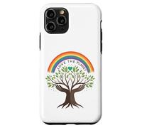 Love The Planet Tree of Peace Rainbow Earth Day Eco Nature Case for iPhone 11 Pro