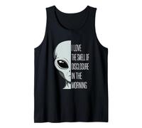 Love The Smell of Disclosure Funny Alien Pun Tank Top
