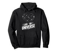 Love The Universe Constellation Heart Space Cosmos Pullover Hoodie