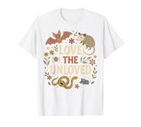 Love The Unloved Bugs Insect Entomology Entomologist Design Value Graphic T-Shirt, Men, White, M