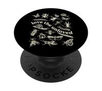 Love The Unloved Bugs Insect Entomology Entomologist Science PopSockets Adhesive PopGrip