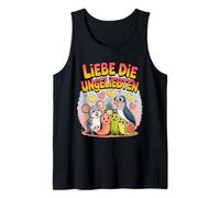 Love the Unloved Cute Animals Empathy Kindness Colorful Tank Top