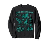 Love The Unloved Cute Weird Animals Frog Spider Bat Pigeon Sweatshirt