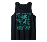 Love The Unloved Cute Weird Animals Frog Spider Bat Pigeon Tank Top