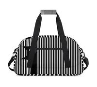 Love Theme Gym Bag Sports Duffle Bag Weekend Sleepover Duffel Bags Small Travel Tote for Overnight Workout Gymnastics Dance Ballet, Lovely Cat Pattern, 18.9 x 8.7 x 10.6 in, Duffel Bags