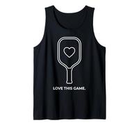 Love This Game. Pickleball Player Lover Everyday Quote Sport Tank Top