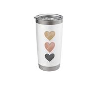 Love - Three Hearts Stainless Steel Insulated Tumbler