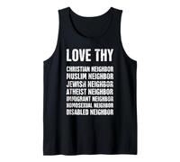 Love Thy Neighbor | All-Inclusive Christian T-Shirt Tank Top
