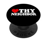Love Thy Neighbor Christian Faith Believer Jesus PopSockets Adhesive PopGrip