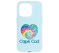 Love Tie Dye Heart Cape Cod Batik Massachusetts Beach Case for iPhone 15 Pro
