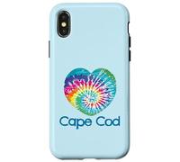 Love Tie Dye Heart Cape Cod Batik Massachusetts Beach Case for iPhone X/XS