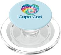 Love Tie Dye Heart Cape Cod Batik Massachusetts Beach PopSockets PopGrip for MagSafe