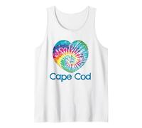 Love Tie Dye Heart Cape Cod Batik Massachusetts Beach Tank Top