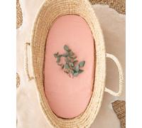 Love to Dream 2-in-1 Bassinet Sheet and Mattress Protector - Rose | Premium Tencel Lyocell Fabric | Extra Wide Elastic Edges