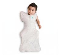 Love To Dream 2-in-1 Transition Bag, M 6-8.5, You Are My White, 0.2T | Unzip And Remove The Wings To Turn It Into A Sleep Bag, Arms In or Out, For 24-27°C Room, Machine Washable Cotton, Double Zip