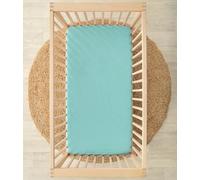 Love To Dream 2-in-1 Waterproof Cot Sheet & Mattress Protector, Marine Blue, Fits Standard Cot Mattress, Machine Washable, Premium Tencel Lyocell Fabric, Soft, Breathable & Quiet, Secure, Cosy & Snug