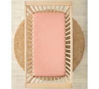 Love To Dream 2-in-1 Waterproof Cot Sheet & Mattress Protector Rose, Pink, Fits Standard Cot Mattress, Machine Washable, Premium Tencel Lyocell Fabric, Soft, Breathable & Quiet, Secure, Cosy & Snug