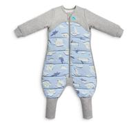 Love To Dream Sleep Suit Extra Warm, 12-24 months, Blue, 3.5 Tog for Cold Temperatures (below 16°C), Long Sleeve Wearable Blanket, Built-In Quilt, Machine Washable Cotton Fleece, 2 Zip for Easy Change