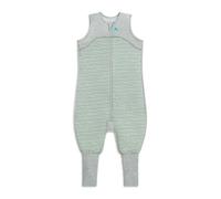Love To Dream Sleep Suit Organic Lite with Legs, 0.2 Tog for Warm Temps (24-27°C), Short Sleeve, Light Wearable Blanket, Machine Washable Cotton, Made for Movement with Grip Pads (3 Years)