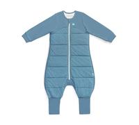 Love To Dream™ Sleep Suit with Legs, 3-4 years, Pebbles Storm Blue, 2.5 Tog 16-20°C, Long Sleeve Wearable Blanket & Quilt, Machine Washable Quilted Stretch Cotton, Made for Movement with Grip Pads