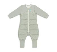 Love To Dream™ Sleep Suit with Legs, 6-12 Months - Bees Olive | Long Sleeve, Lightweight Wearable Blanket & Quilt | 2.5 Tog Ideal for Winter & Autumn (16-20°C) | Machine Washable Cotton, Double Zip