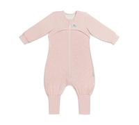Love To Dream™ Sleep Suit with Legs, 6-12 Months - Twinkle Powder Pink | Long Sleeve, Wearable Blanket & Quilt | 1.0 Tog Ideal for Spring & Summer (20-24°C) | Machine Washable Cotton & Double Zip