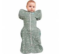 Love To Dream Swaddle 2 in 1 Transition Bag, L 8.5-11kg, Chicken Run, 1.0T | Unzip & Remove The Wings To Turn It Into A Sleep Bag, Arms In or Out, For 20-24°C Room, Machine Washable Cotton, Double Zip